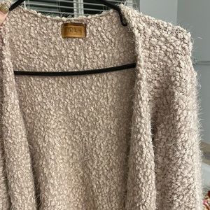 Long light pink sweater - S